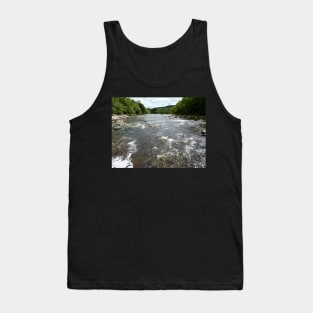 River Wharfe (View Downstream From Aysgarth Falls) Tank Top